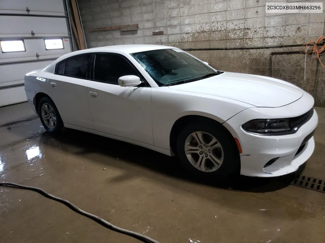 2021 Dodge Charger Sxt VIN: 2C3CDXBG3MH663296 Lot: 77264154