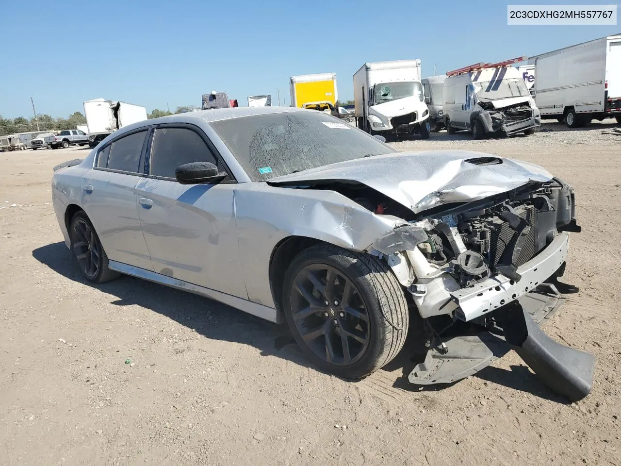 2021 Dodge Charger Gt VIN: 2C3CDXHG2MH557767 Lot: 77332554