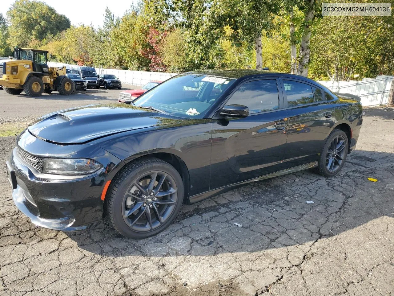 2021 Dodge Charger Gt VIN: 2C3CDXMG2MH604136 Lot: 77410064