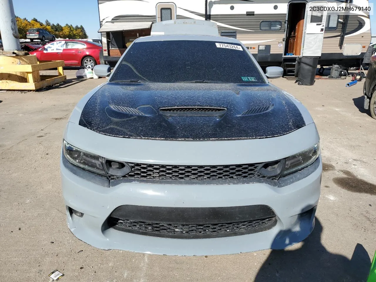 2021 Dodge Charger Scat Pack VIN: 2C3CDXGJ2MH679140 Lot: 77543264