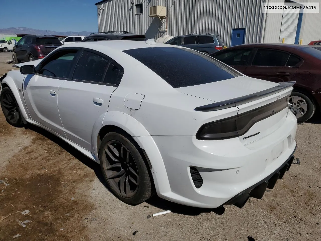 2021 Dodge Charger Scat Pack VIN: 2C3CDXGJ4MH526419 Lot: 77953484