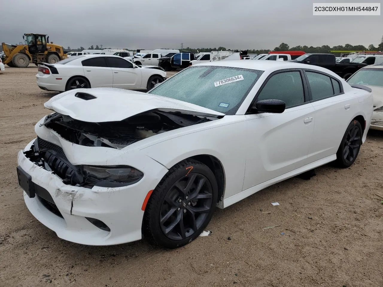 2021 Dodge Charger Gt VIN: 2C3CDXHG1MH544847 Lot: 78306634