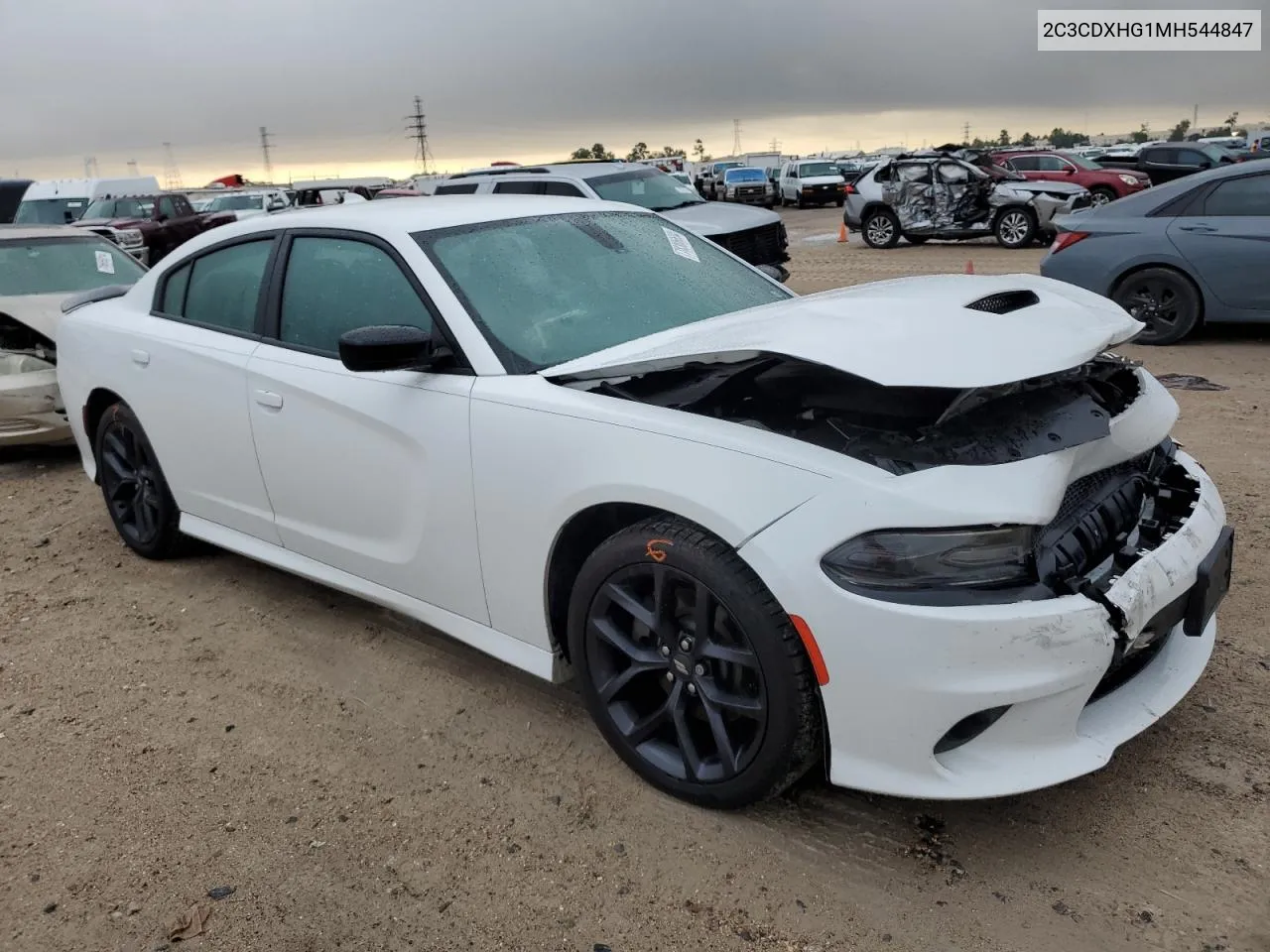 2021 Dodge Charger Gt VIN: 2C3CDXHG1MH544847 Lot: 78306634