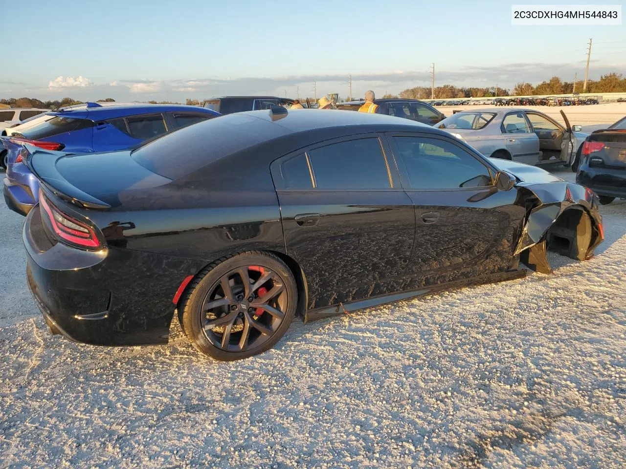 2021 Dodge Charger Gt VIN: 2C3CDXHG4MH544843 Lot: 78589054