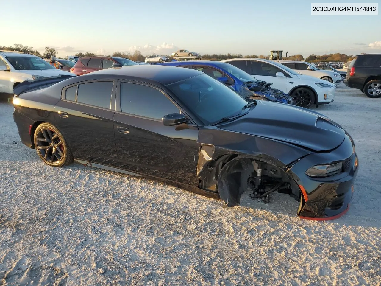 2021 Dodge Charger Gt VIN: 2C3CDXHG4MH544843 Lot: 78589054