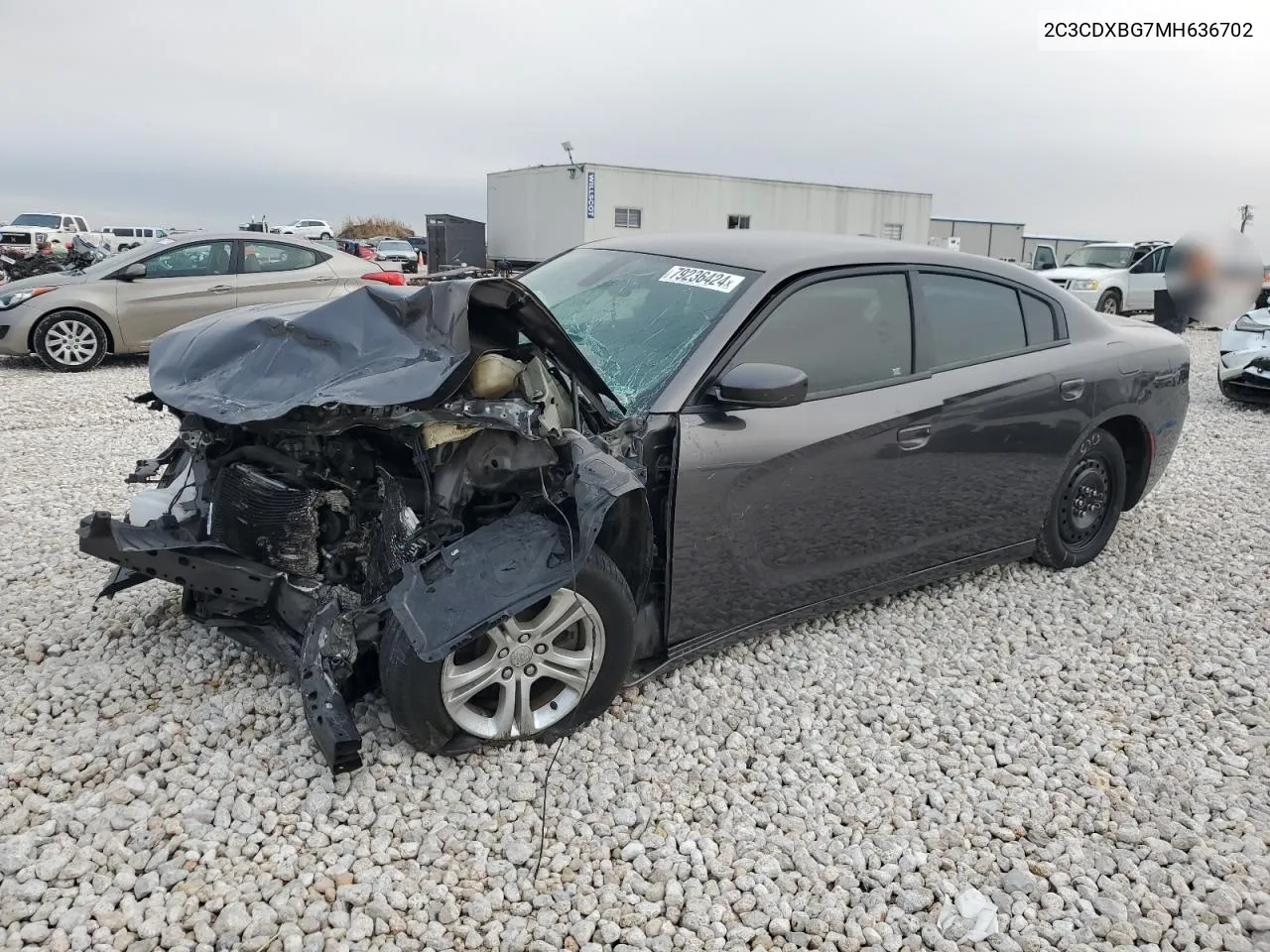 2021 Dodge Charger Sxt VIN: 2C3CDXBG7MH636702 Lot: 79236424