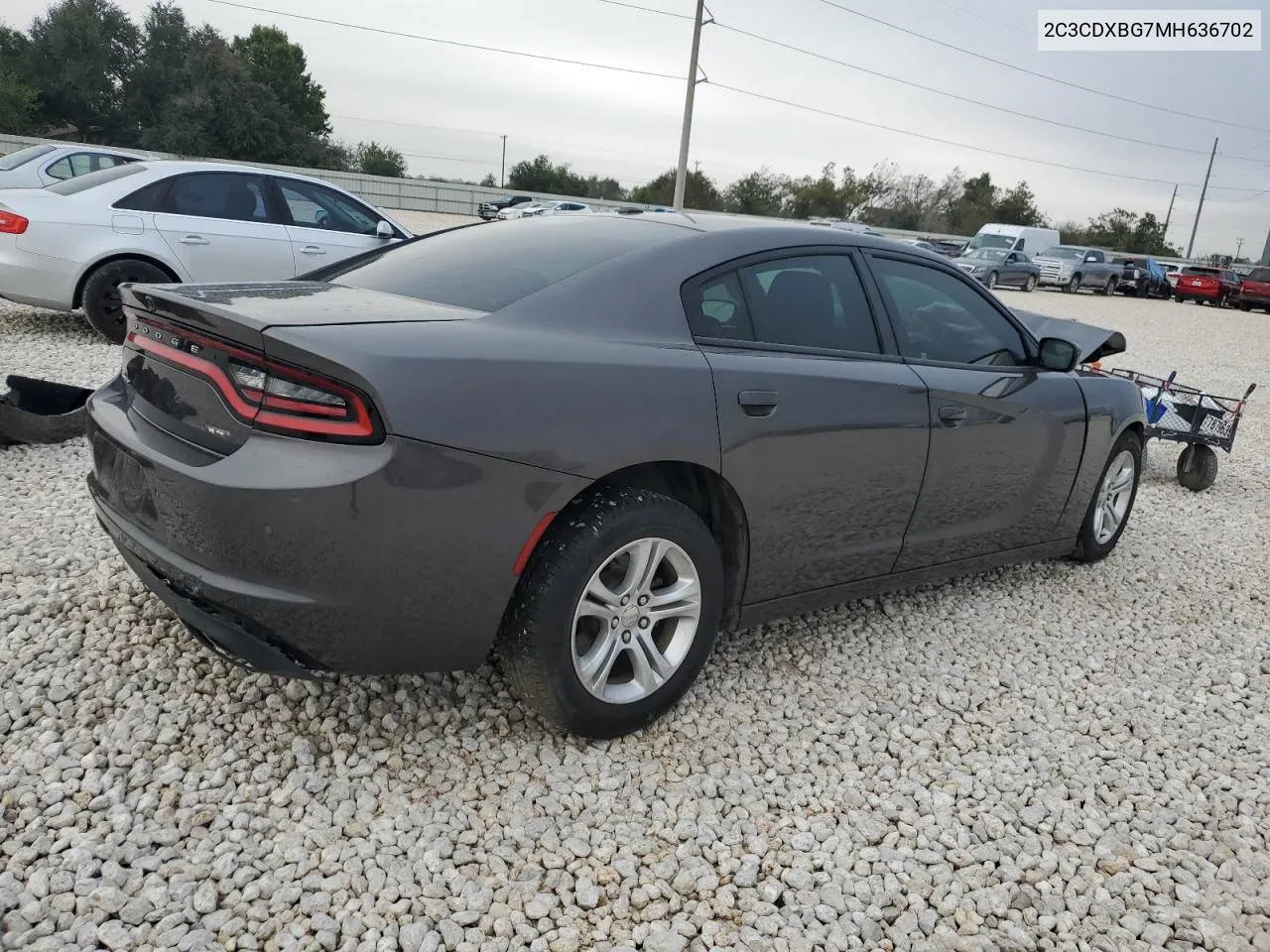 2021 Dodge Charger Sxt VIN: 2C3CDXBG7MH636702 Lot: 79236424