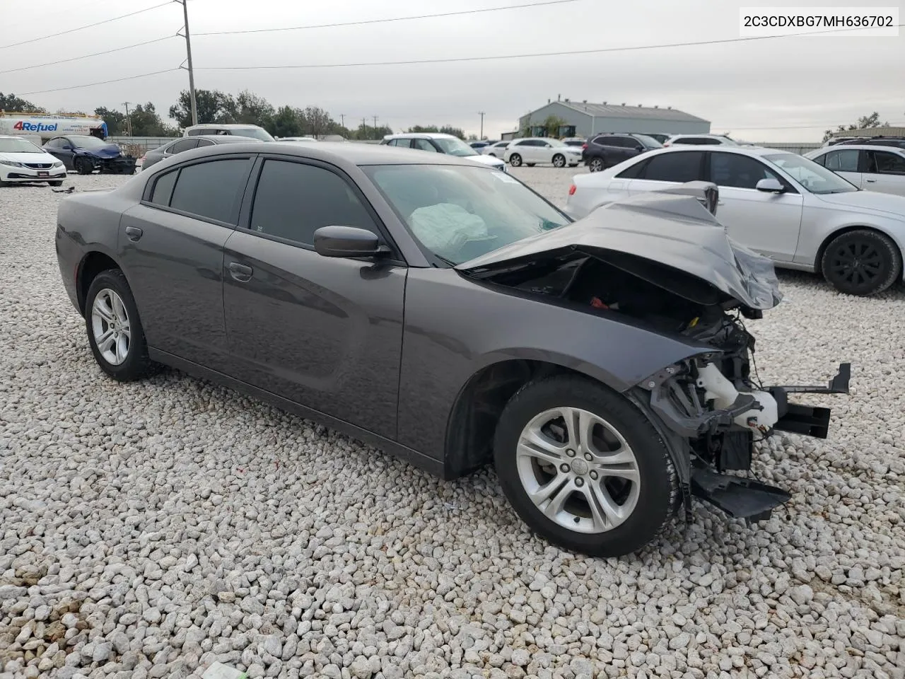 2021 Dodge Charger Sxt VIN: 2C3CDXBG7MH636702 Lot: 79236424