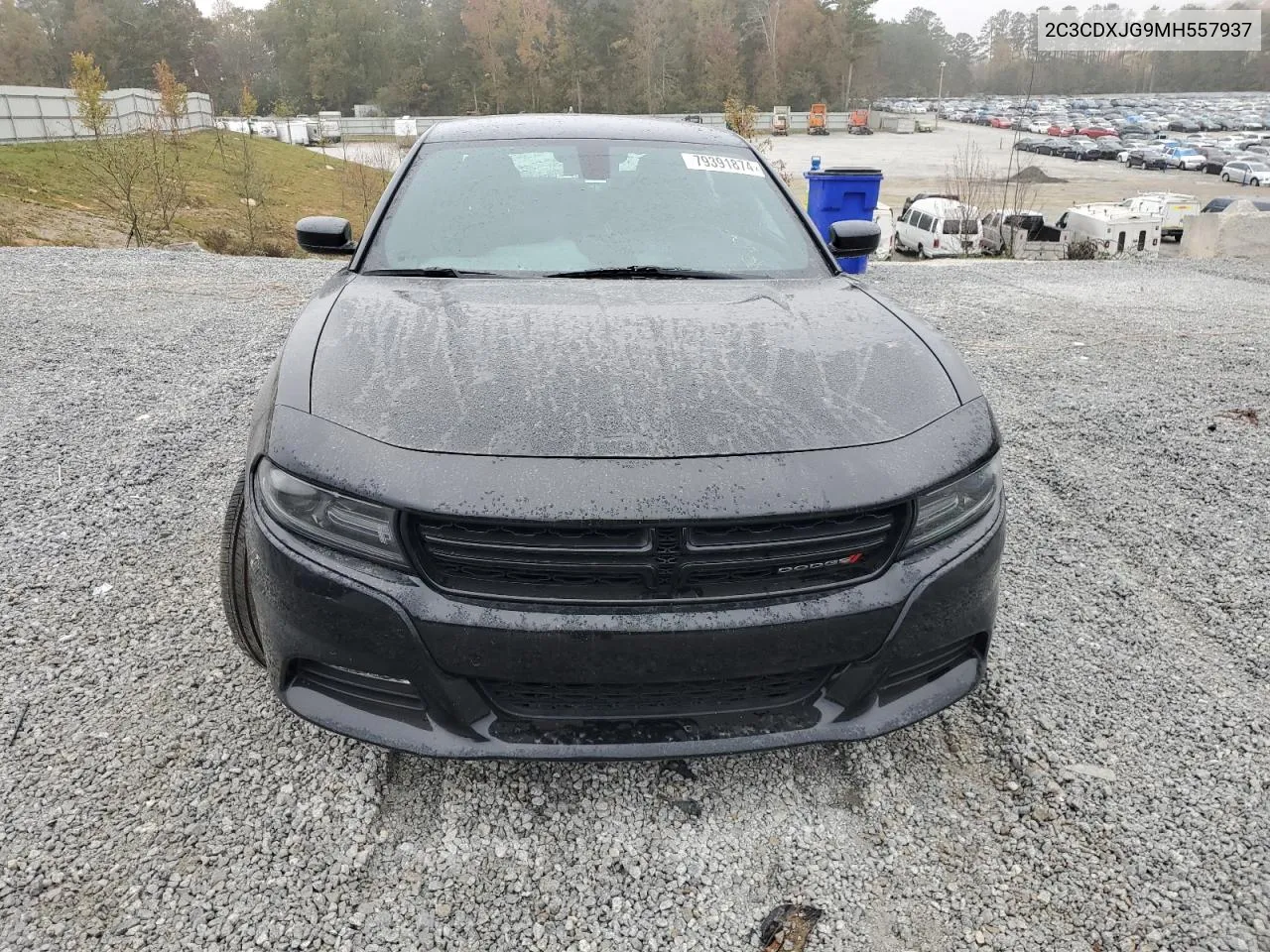 2021 Dodge Charger Sxt VIN: 2C3CDXJG9MH557937 Lot: 79391874