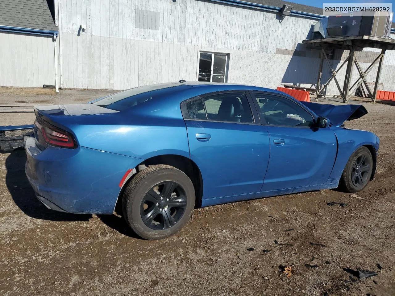 2021 Dodge Charger Sxt VIN: 2C3CDXBG7MH628292 Lot: 79601804