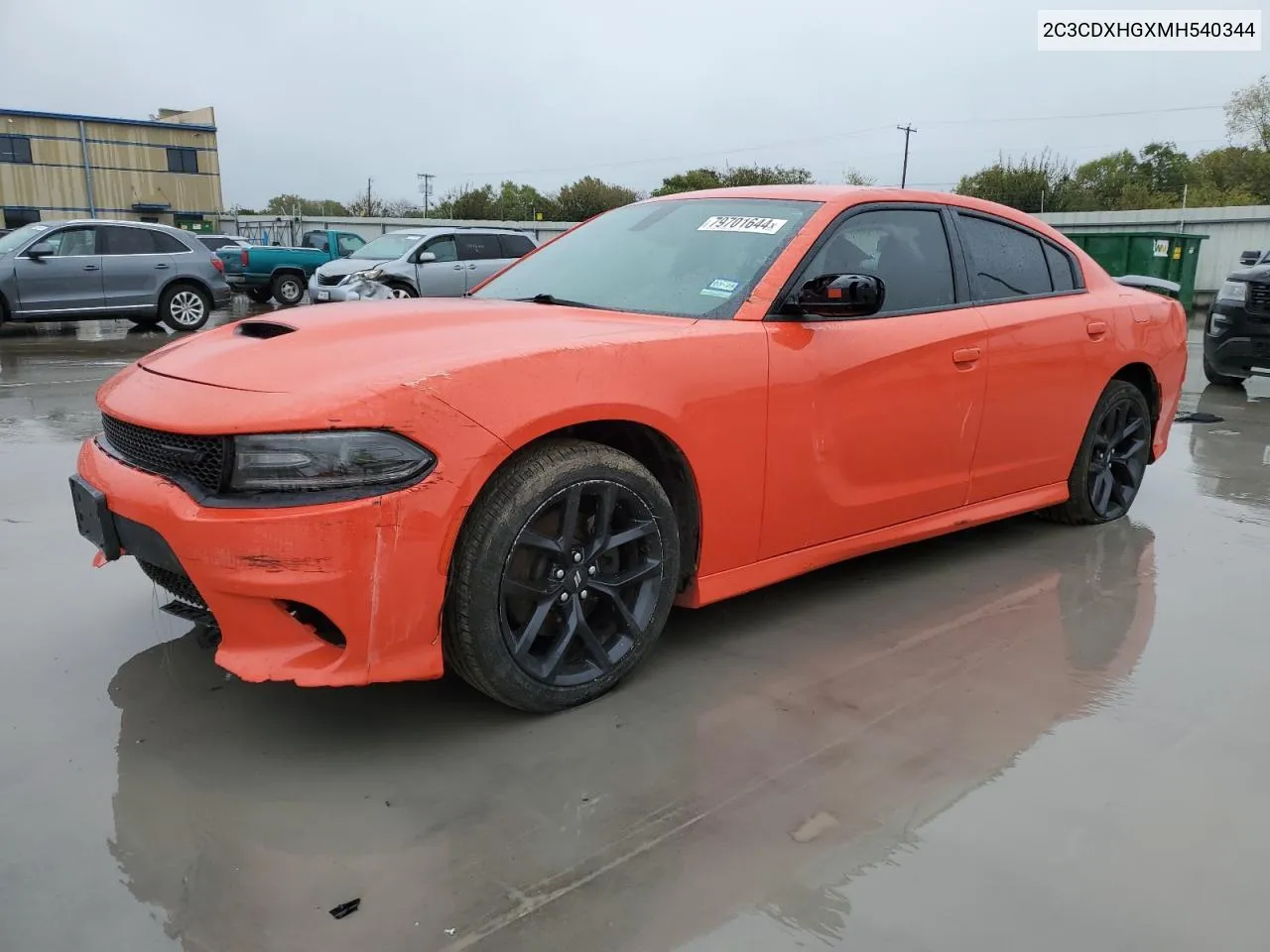 2021 Dodge Charger Gt VIN: 2C3CDXHGXMH540344 Lot: 79701644