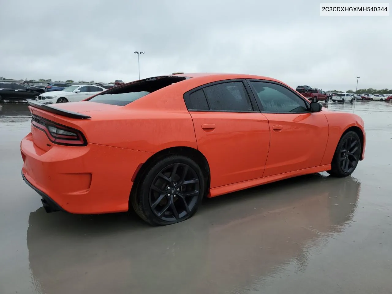 2021 Dodge Charger Gt VIN: 2C3CDXHGXMH540344 Lot: 79701644