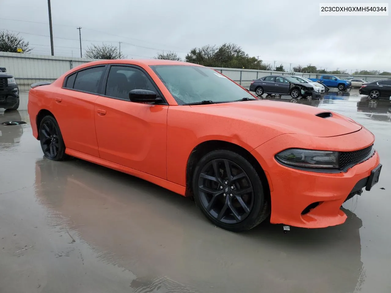 2021 Dodge Charger Gt VIN: 2C3CDXHGXMH540344 Lot: 79701644