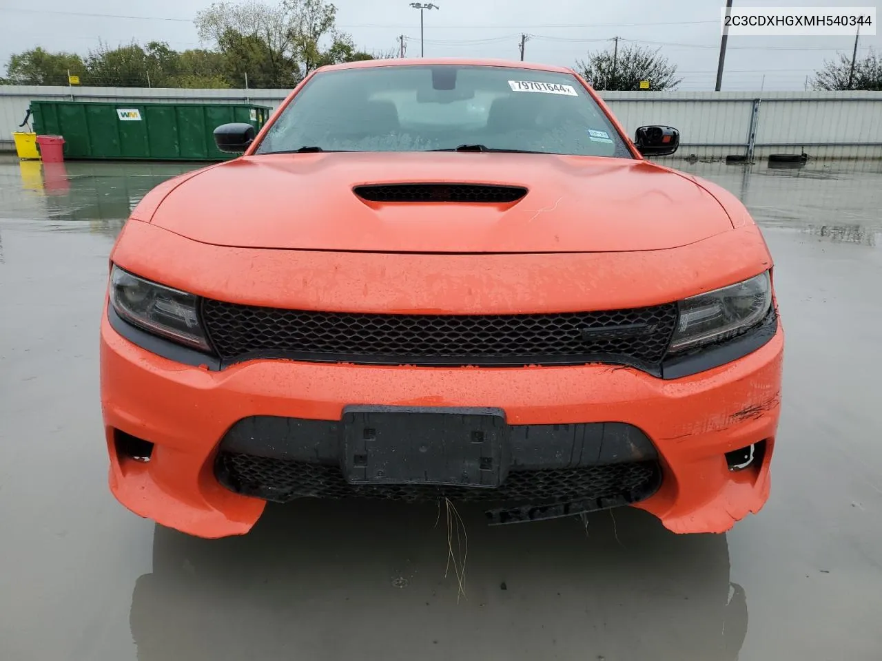 2021 Dodge Charger Gt VIN: 2C3CDXHGXMH540344 Lot: 79701644