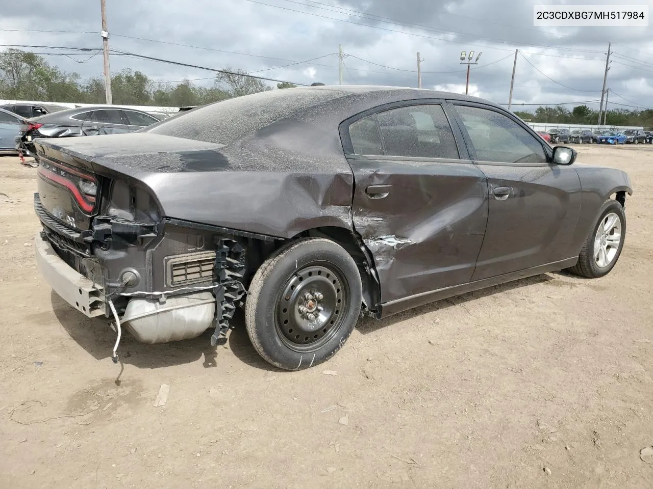 2021 Dodge Charger Sxt VIN: 2C3CDXBG7MH517984 Lot: 79735374