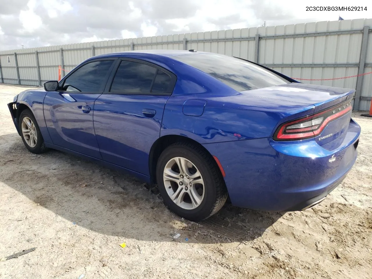 2021 Dodge Charger Sxt VIN: 2C3CDXBG3MH629214 Lot: 80135494