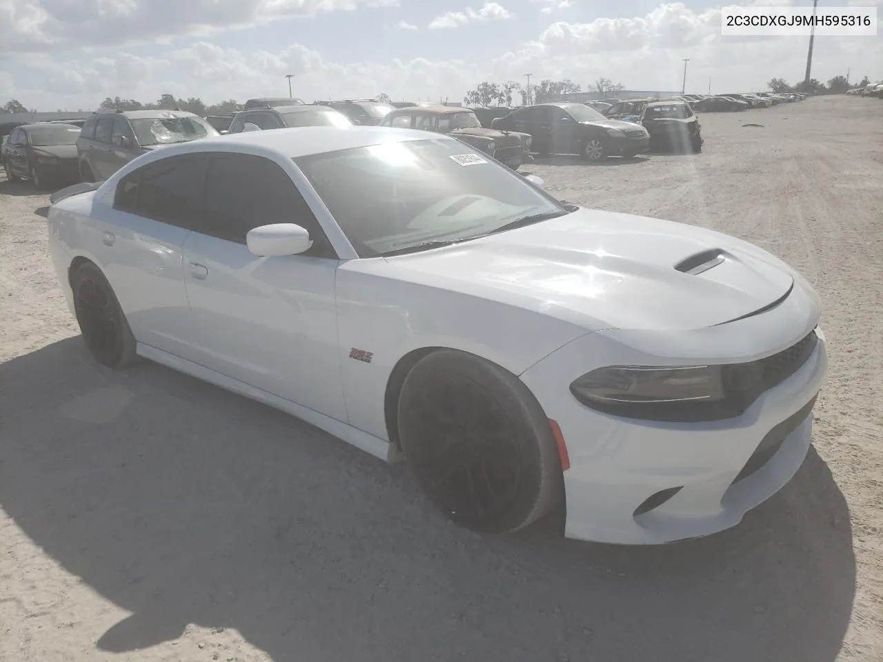 2021 Dodge Charger Scat Pack VIN: 2C3CDXGJ9MH595316 Lot: 80251644