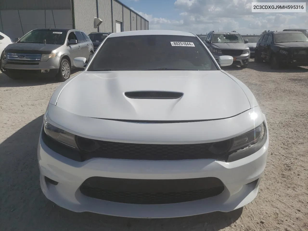 2021 Dodge Charger Scat Pack VIN: 2C3CDXGJ9MH595316 Lot: 80251644