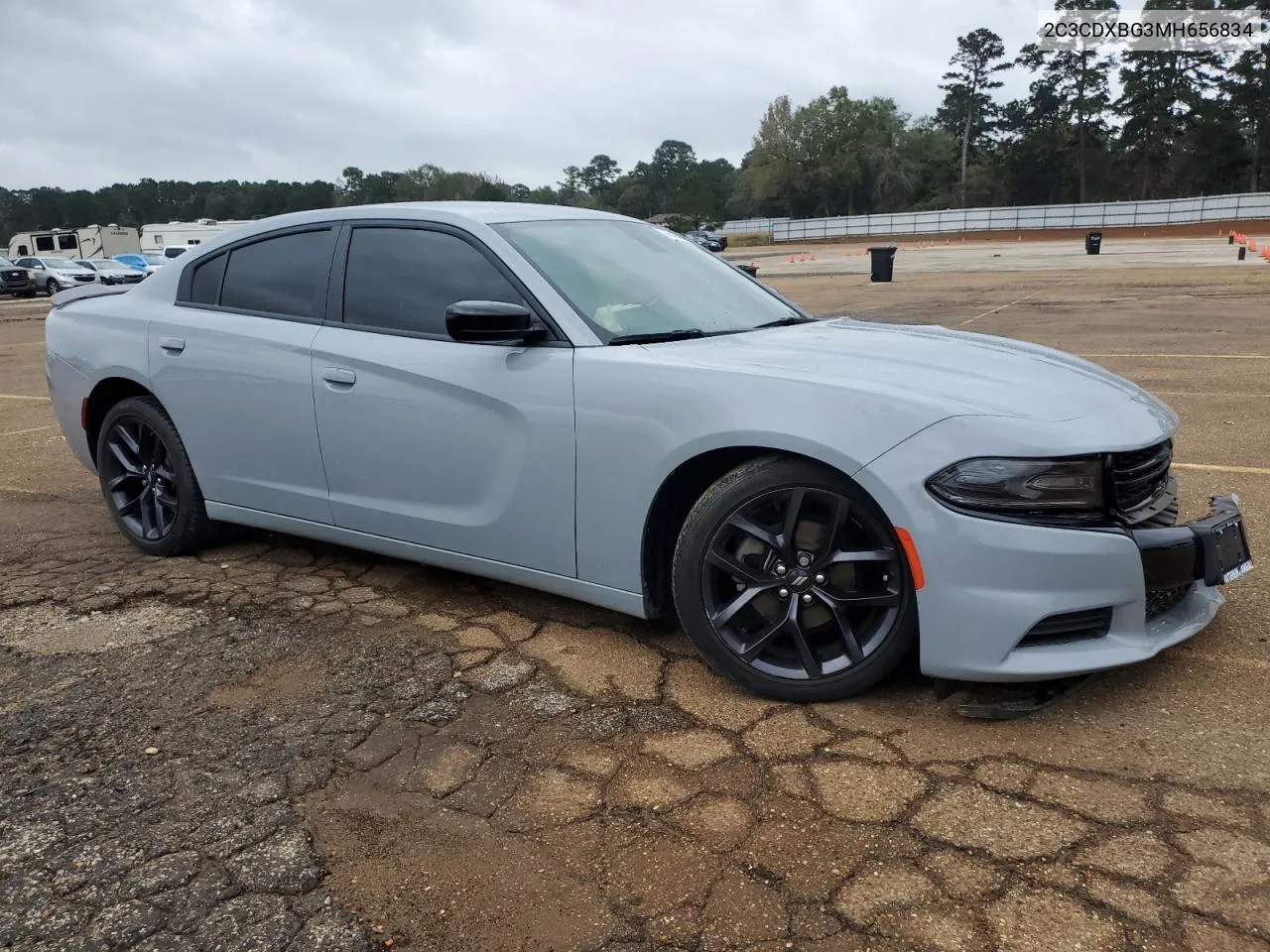 2021 Dodge Charger Sxt VIN: 2C3CDXBG3MH656834 Lot: 81169894