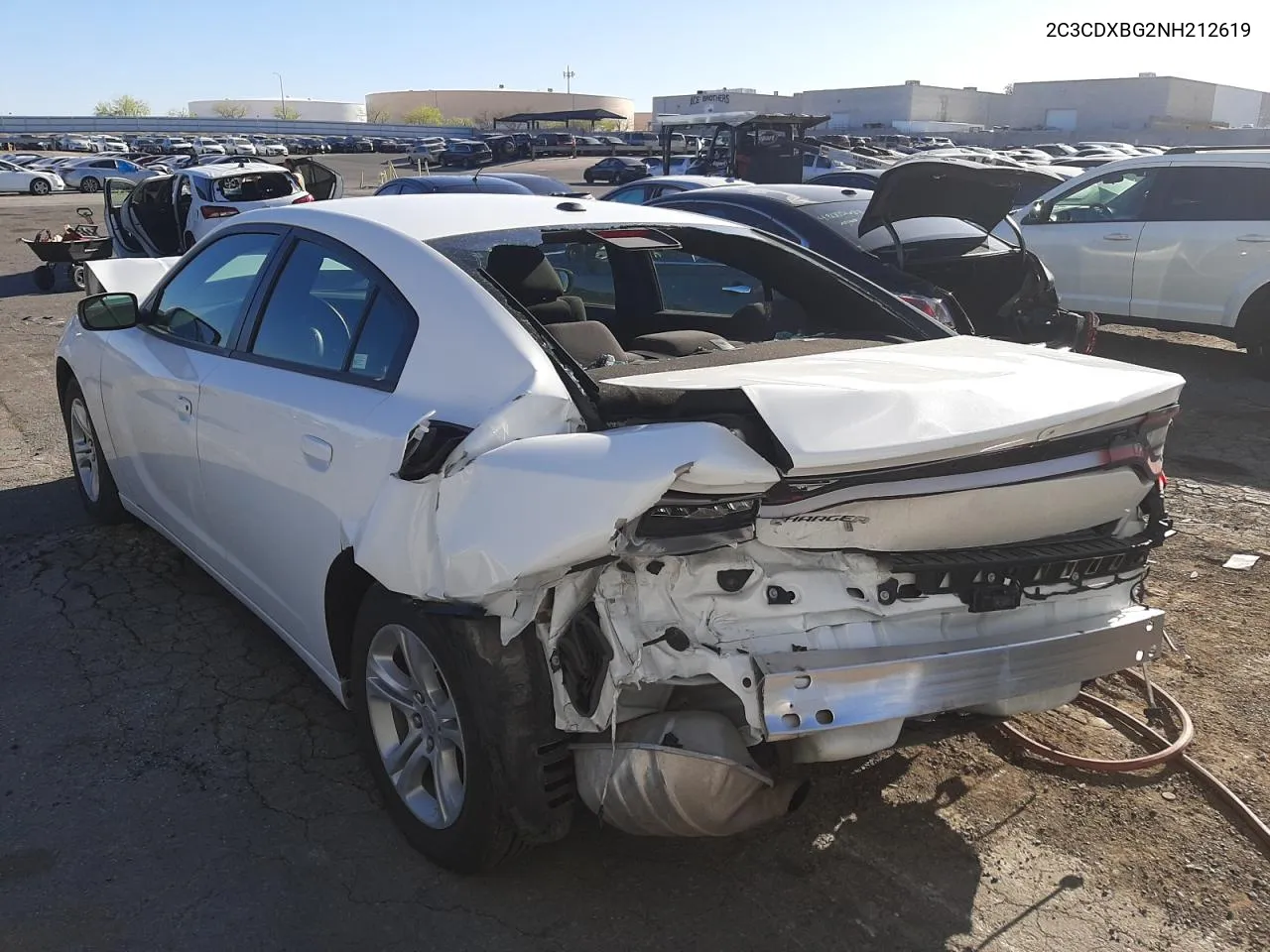 2022 Dodge Charger Sxt VIN: 2C3CDXBG2NH212619 Lot: 50666994