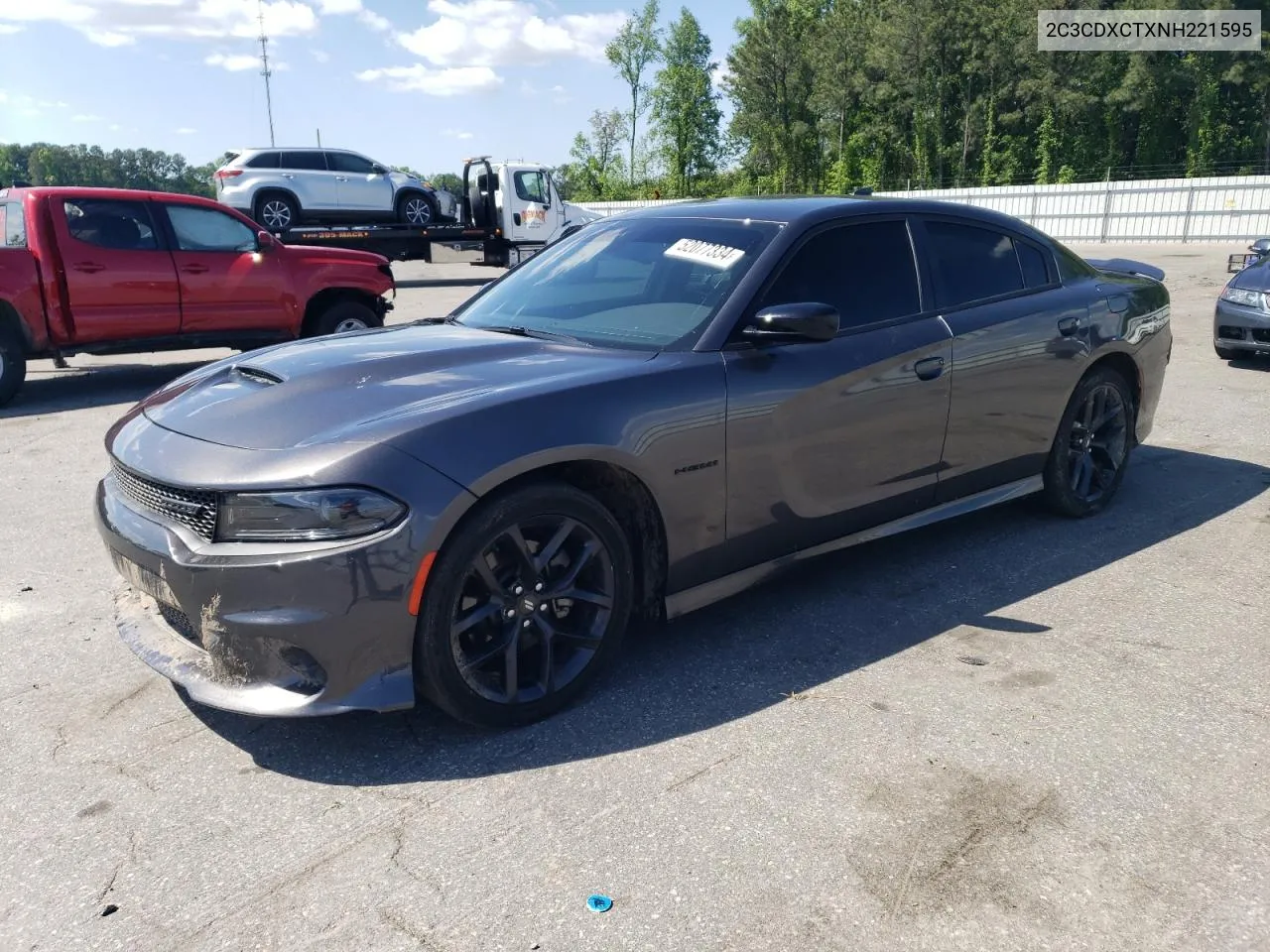 2022 Dodge Charger R/T VIN: 2C3CDXCTXNH221595 Lot: 52077334