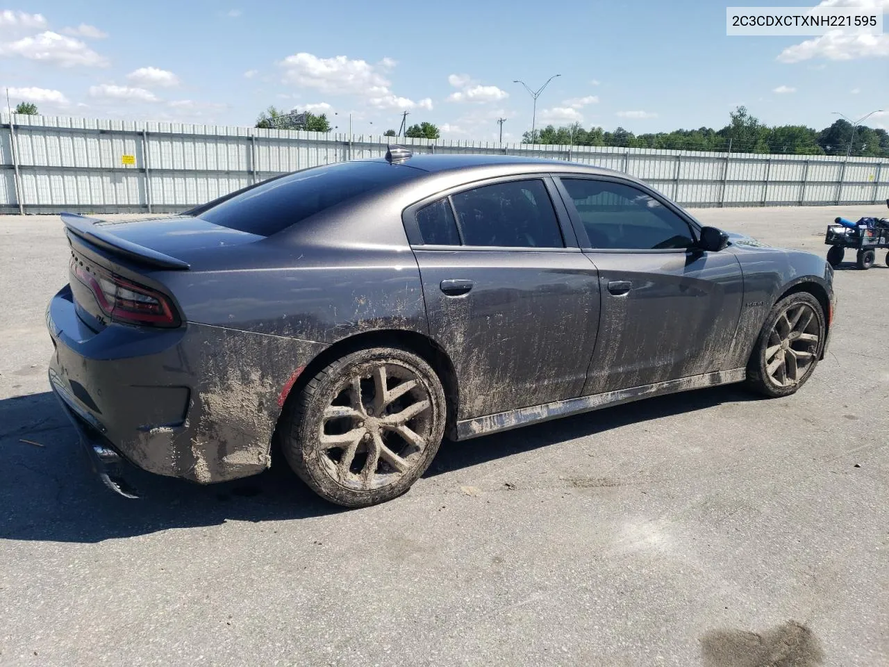 2022 Dodge Charger R/T VIN: 2C3CDXCTXNH221595 Lot: 52077334