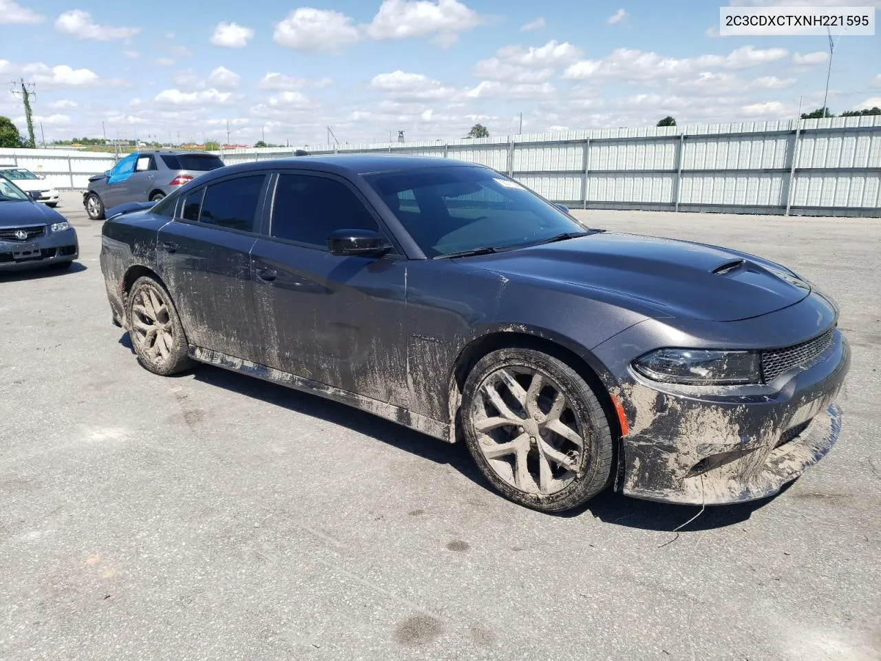 2022 Dodge Charger R/T VIN: 2C3CDXCTXNH221595 Lot: 52077334