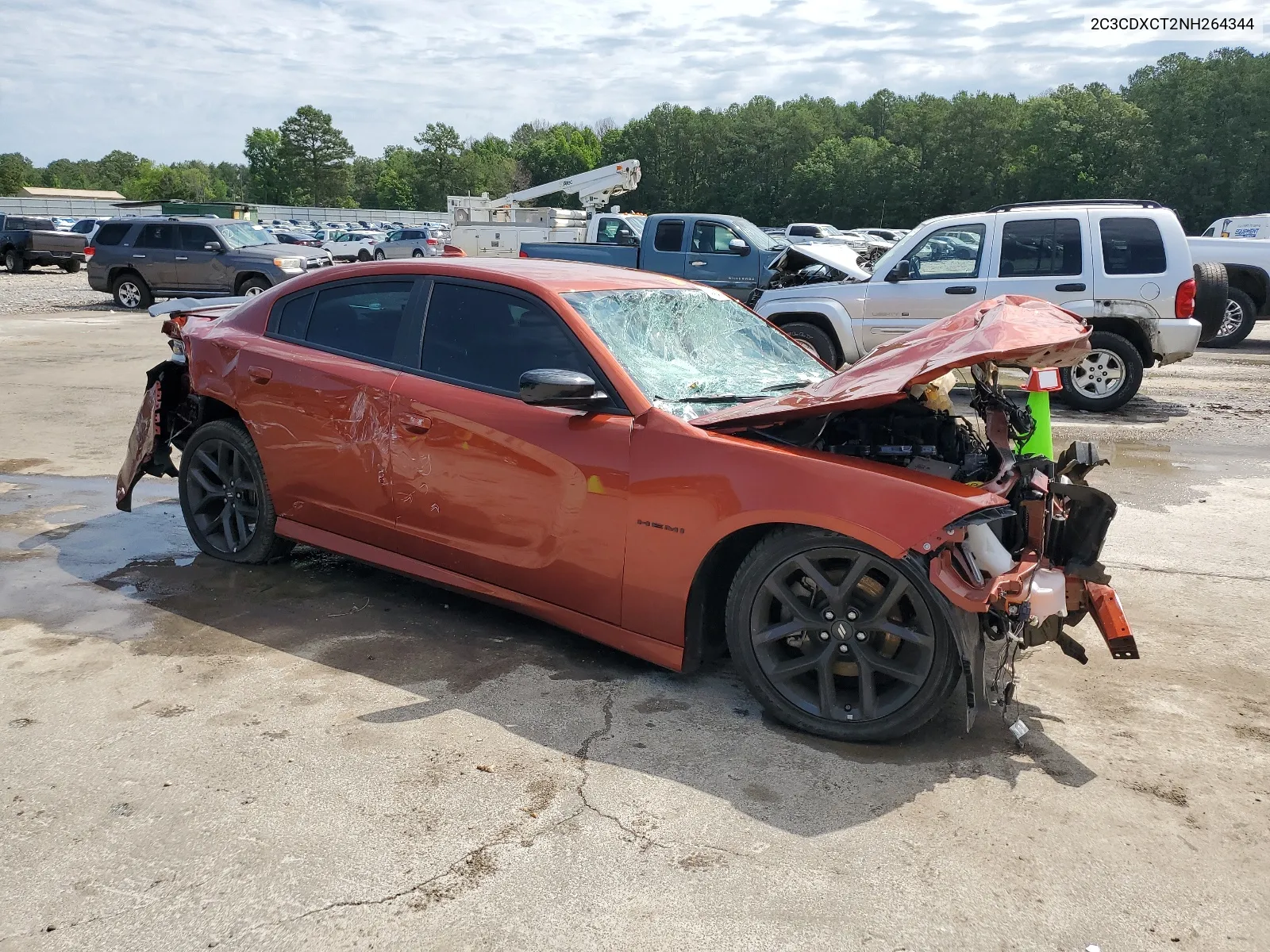 2022 Dodge Charger R/T VIN: 2C3CDXCT2NH264344 Lot: 56810034