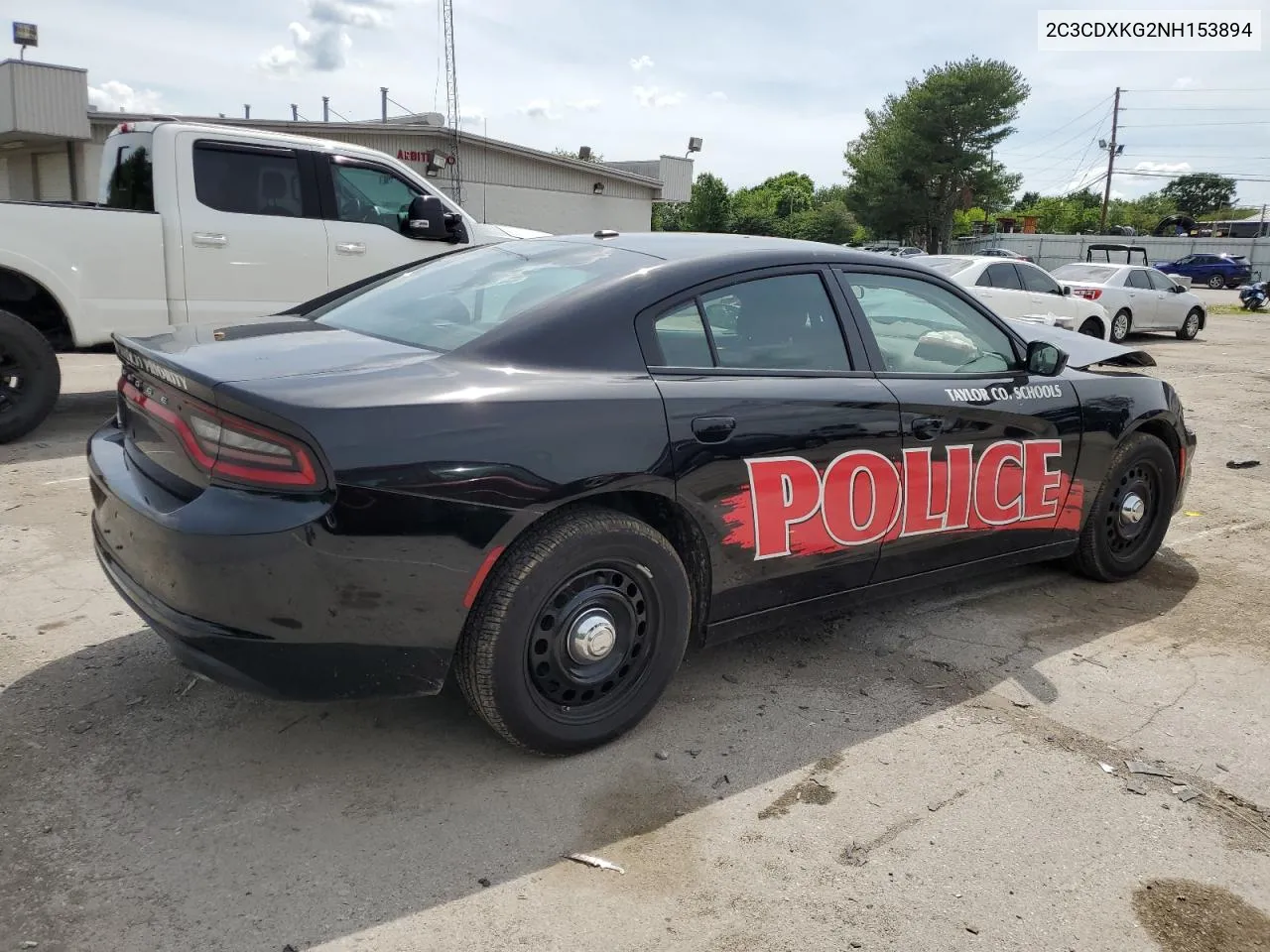 2022 Dodge Charger Police VIN: 2C3CDXKG2NH153894 Lot: 57243844