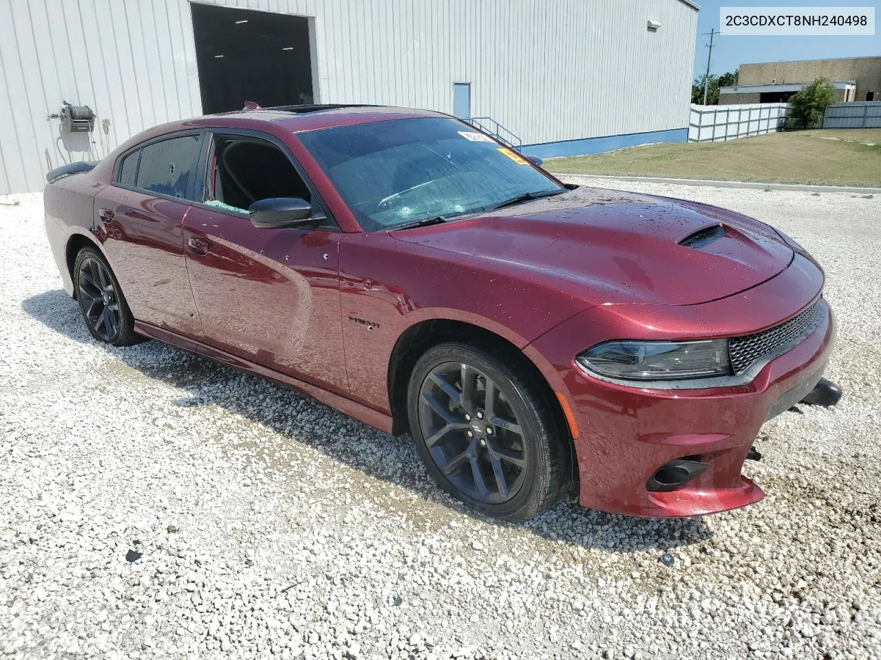 2022 Dodge Charger R/T VIN: 2C3CDXCT8NH240498 Lot: 57628764