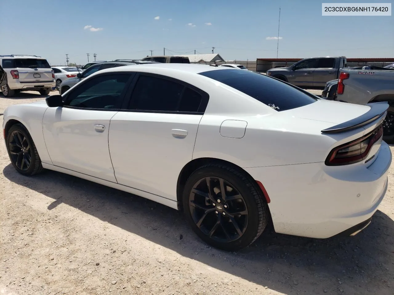 2022 Dodge Charger Sxt VIN: 2C3CDXBG6NH176420 Lot: 58578684