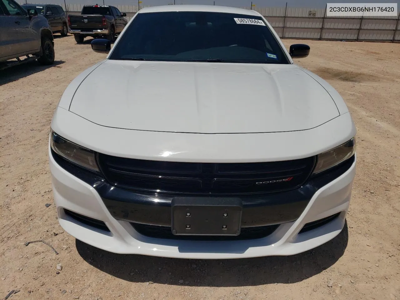 2022 Dodge Charger Sxt VIN: 2C3CDXBG6NH176420 Lot: 58578684