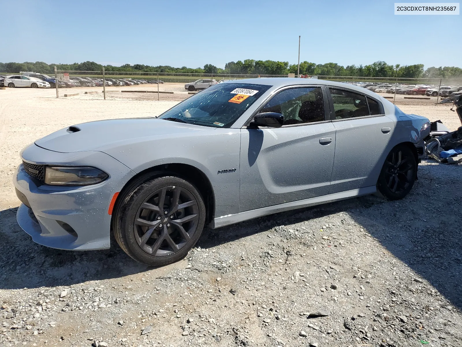 2022 Dodge Charger R/T VIN: 2C3CDXCT8NH235687 Lot: 60397084