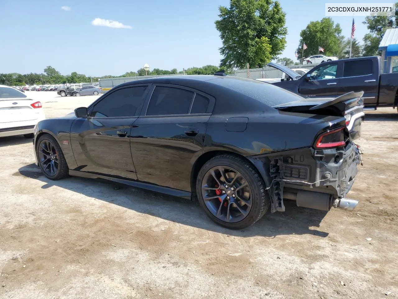 2022 Dodge Charger Scat Pack VIN: 2C3CDXGJXNH251771 Lot: 61345124