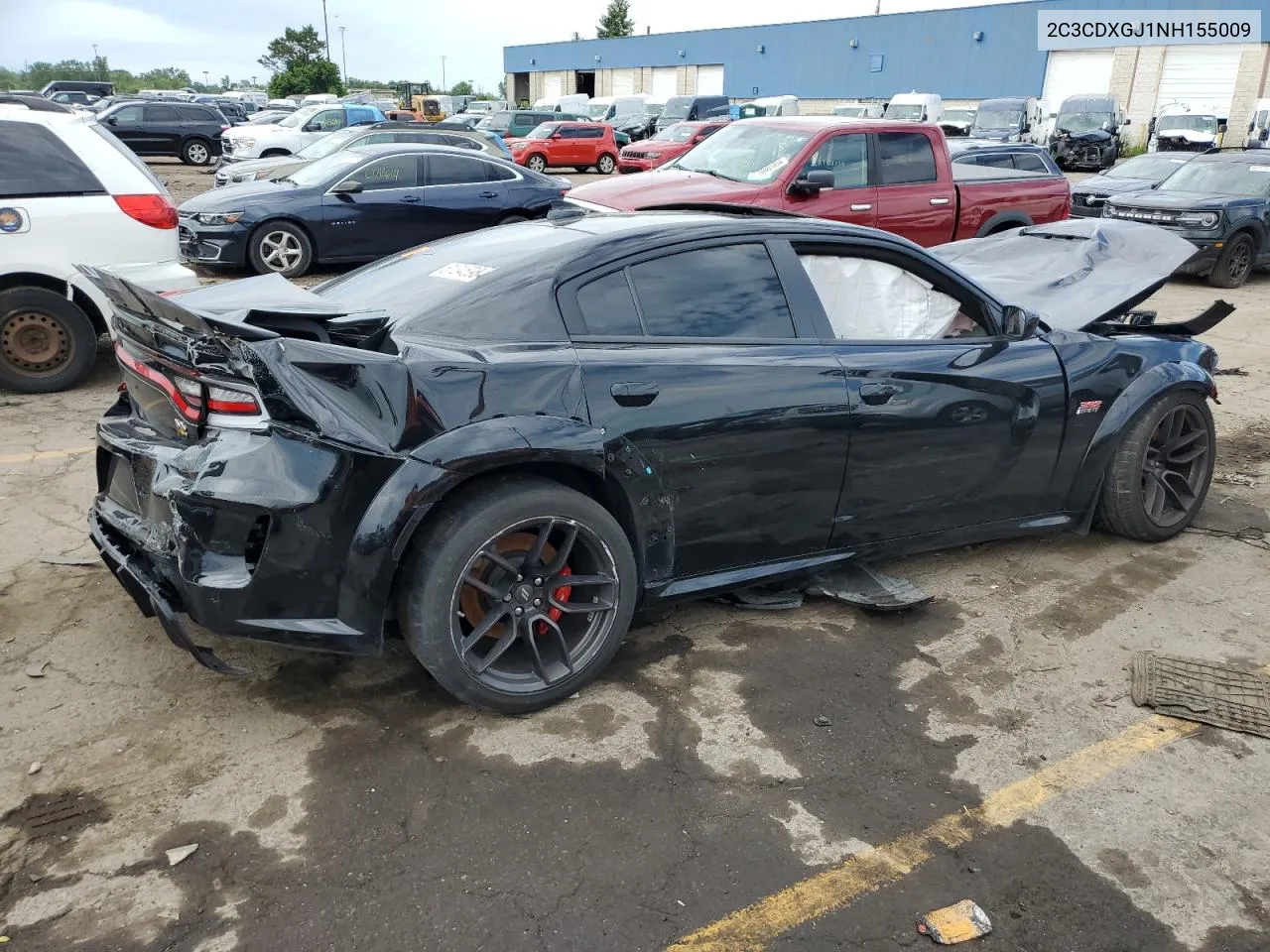 2022 Dodge Charger Scat Pack VIN: 2C3CDXGJ1NH155009 Lot: 61345984