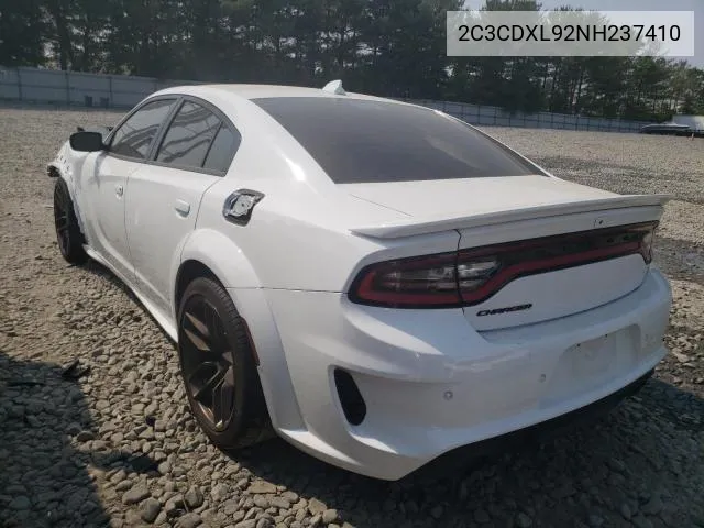 2C3CDXL92NH237410 2022 Dodge Charger Srt Hellcat