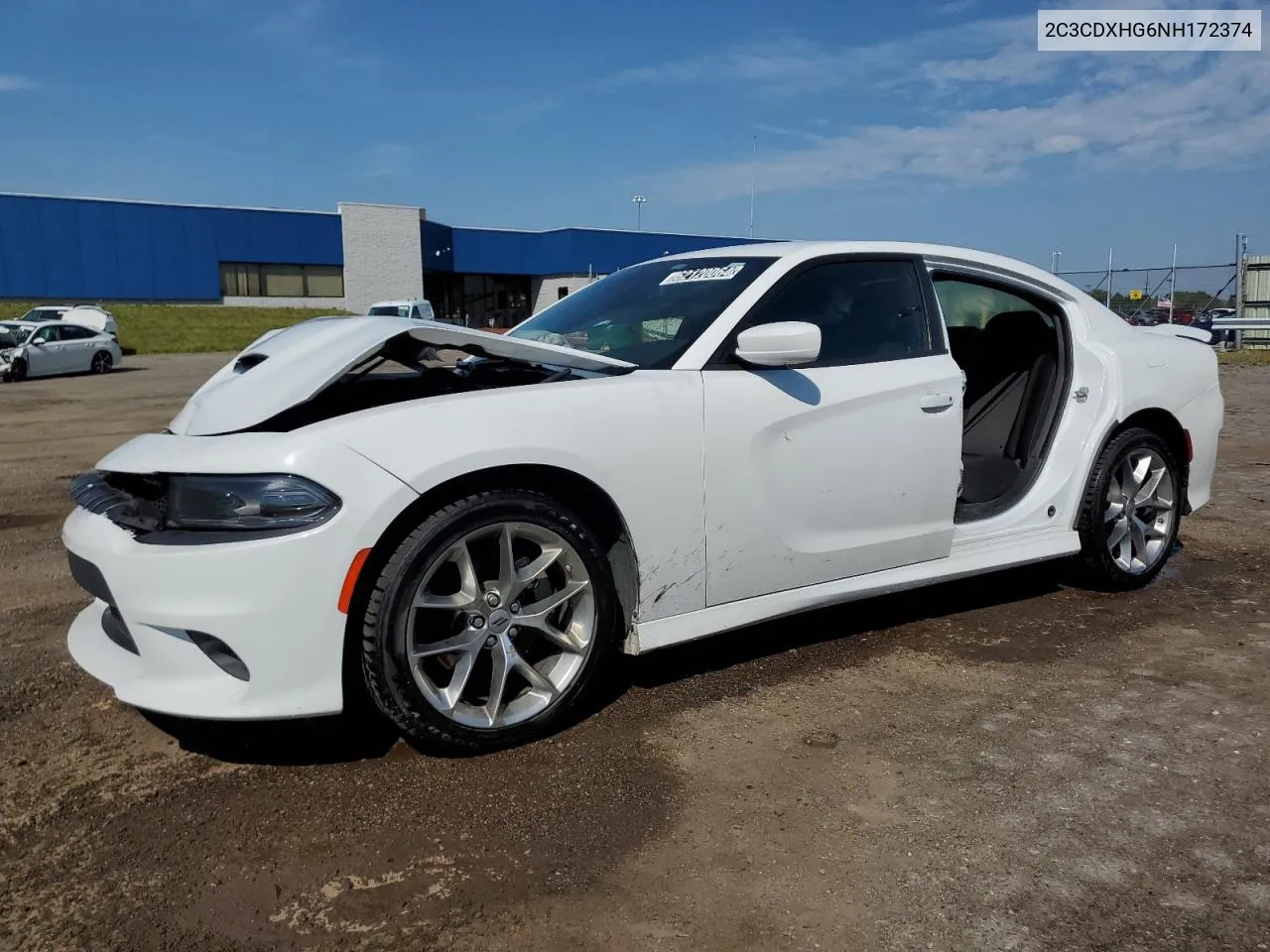 2022 Dodge Charger Gt VIN: 2C3CDXHG6NH172374 Lot: 62120064