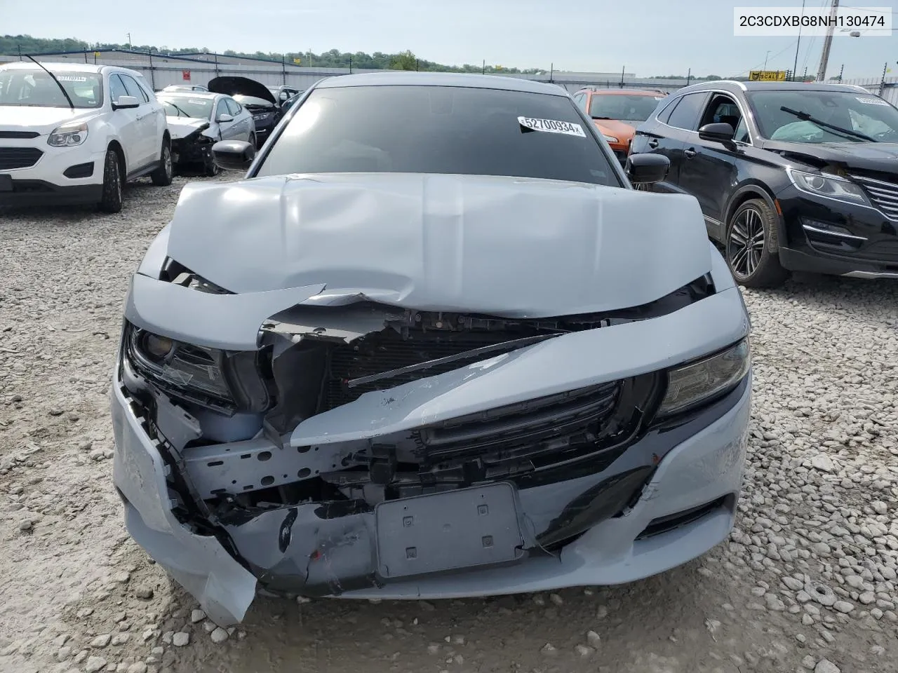 2022 Dodge Charger Sxt VIN: 2C3CDXBG8NH130474 Lot: 62400704