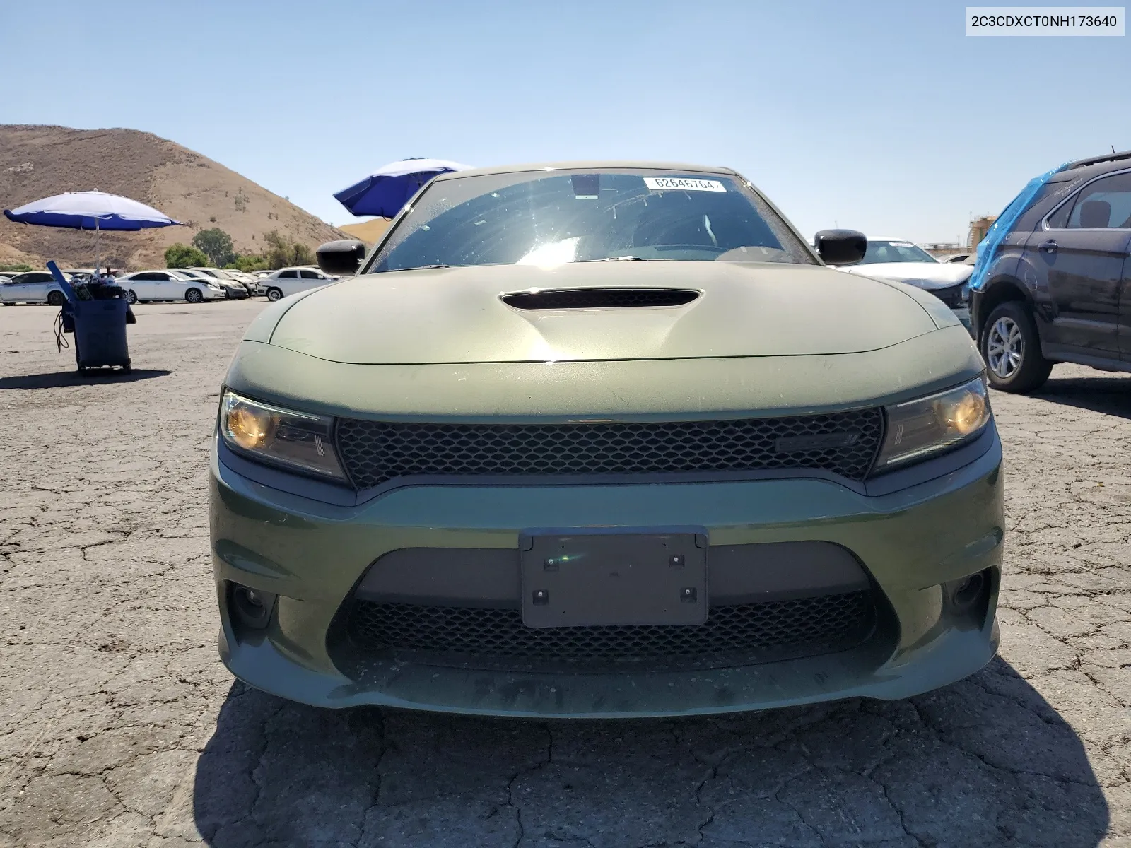 2022 Dodge Charger R/T VIN: 2C3CDXCT0NH173640 Lot: 62646764