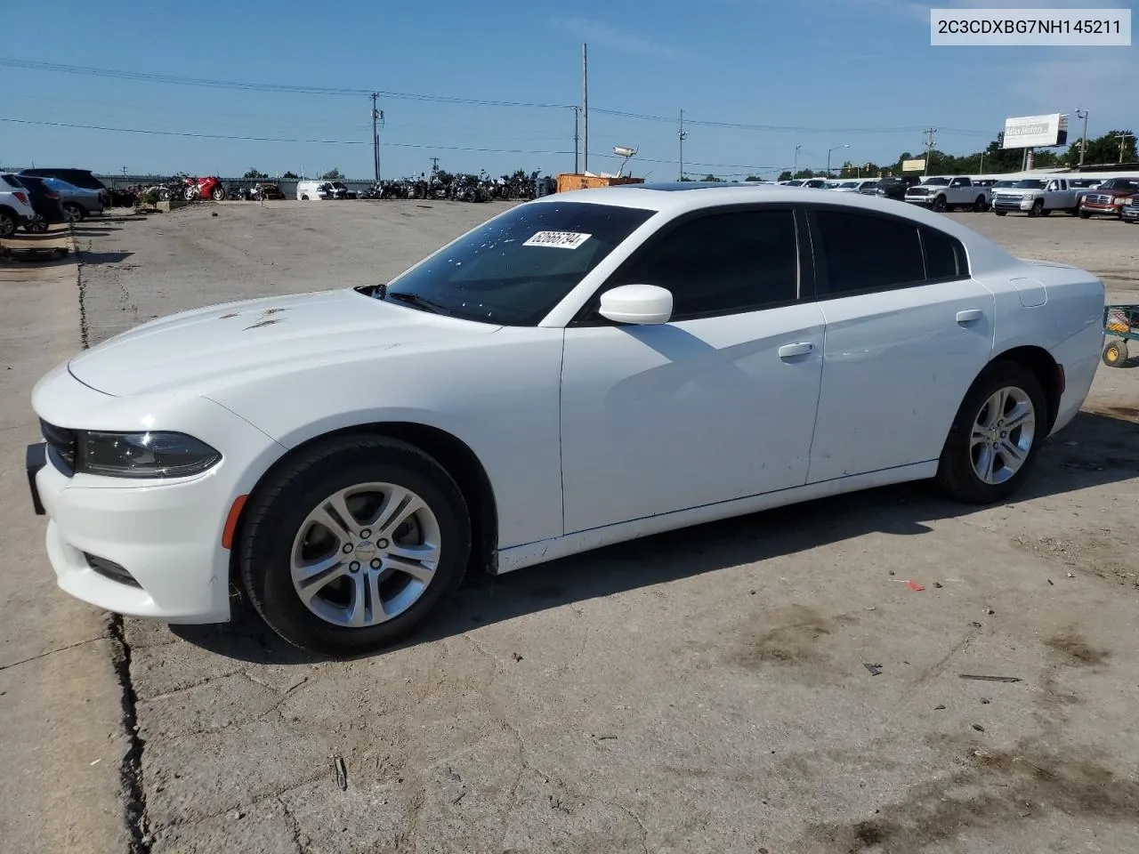 2022 Dodge Charger Sxt VIN: 2C3CDXBG7NH145211 Lot: 62666794