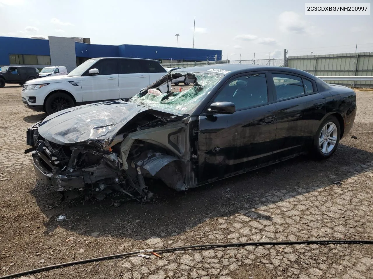 2022 Dodge Charger Sxt VIN: 2C3CDXBG7NH200997 Lot: 63125104