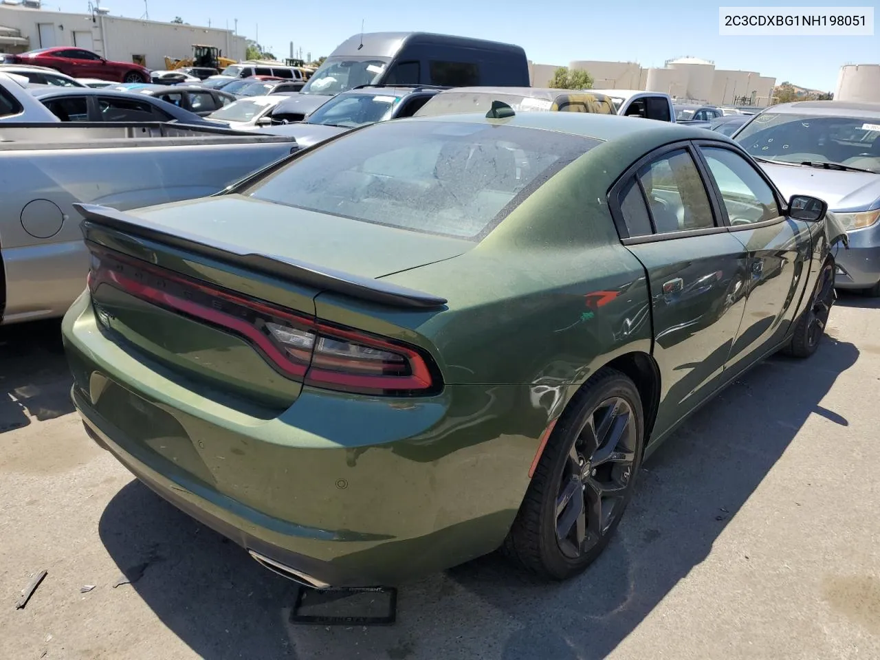 2022 Dodge Charger Sxt VIN: 2C3CDXBG1NH198051 Lot: 63317434