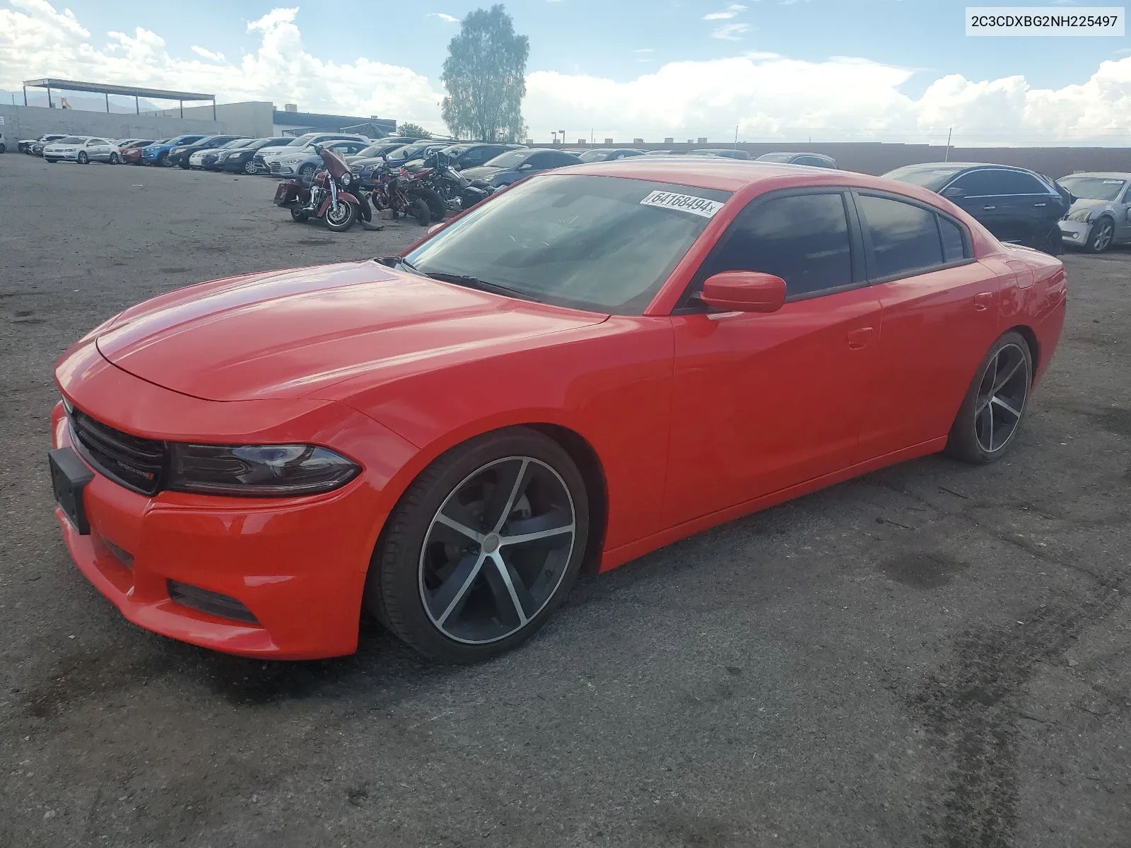 2022 Dodge Charger Sxt VIN: 2C3CDXBG2NH225497 Lot: 64168494