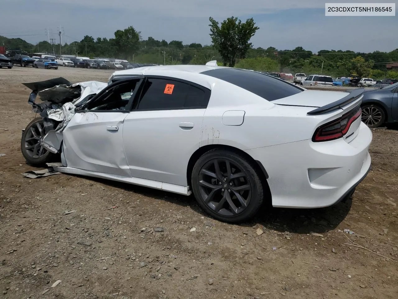 2022 Dodge Charger R/T VIN: 2C3CDXCT5NH186545 Lot: 64389794