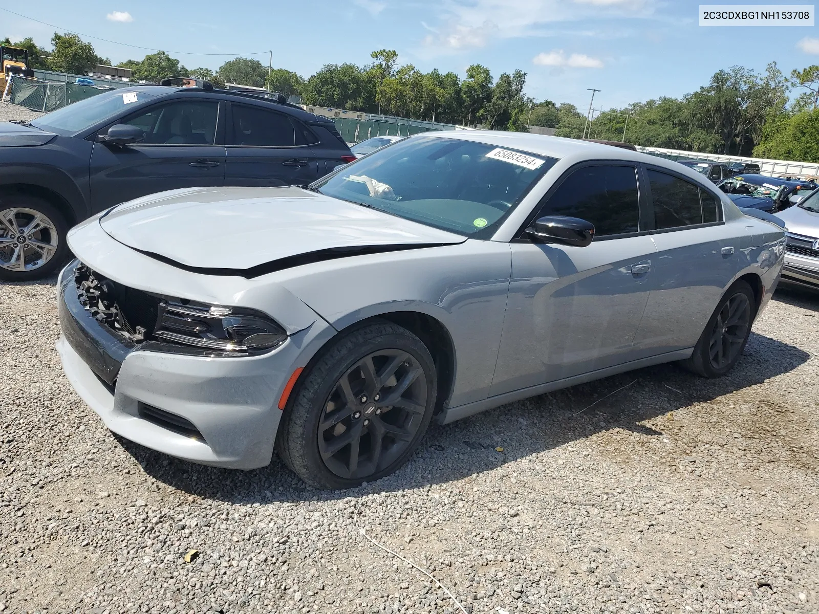 2022 Dodge Charger Sxt VIN: 2C3CDXBG1NH153708 Lot: 65083254