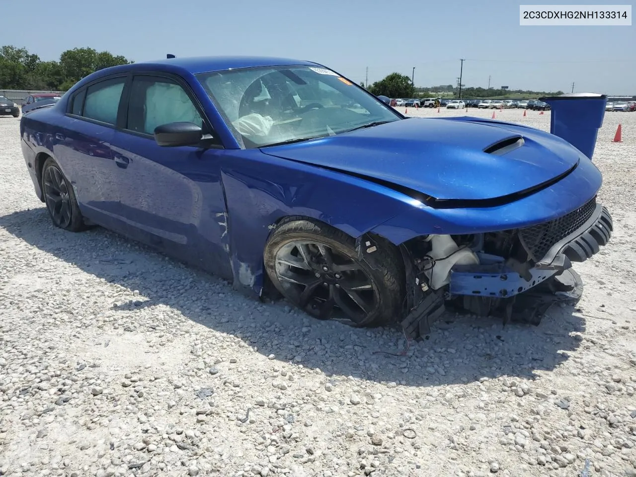 2022 Dodge Charger Gt VIN: 2C3CDXHG2NH133314 Lot: 65866974