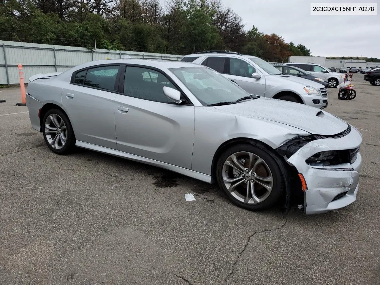 2022 Dodge Charger R/T VIN: 2C3CDXCT5NH170278 Lot: 66358144