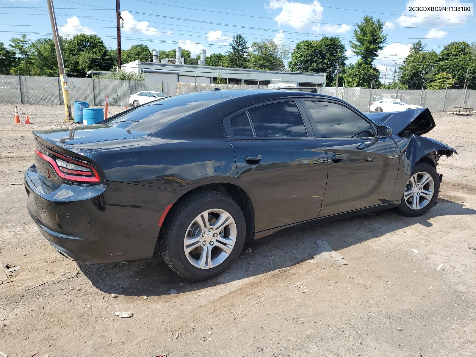 2022 Dodge Charger Sxt VIN: 2C3CDXBG9NH138180 Lot: 66441924