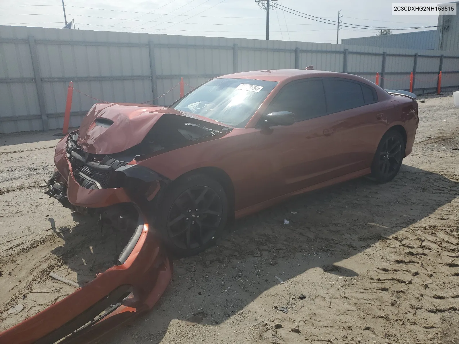 2022 Dodge Charger Gt VIN: 2C3CDXHG2NH153515 Lot: 66570354