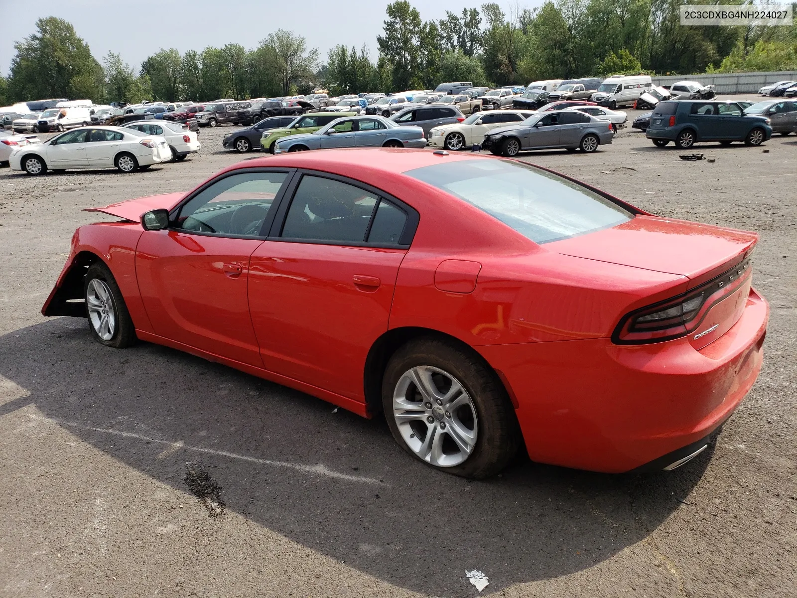 2022 Dodge Charger Sxt VIN: 2C3CDXBG4NH224027 Lot: 67093244